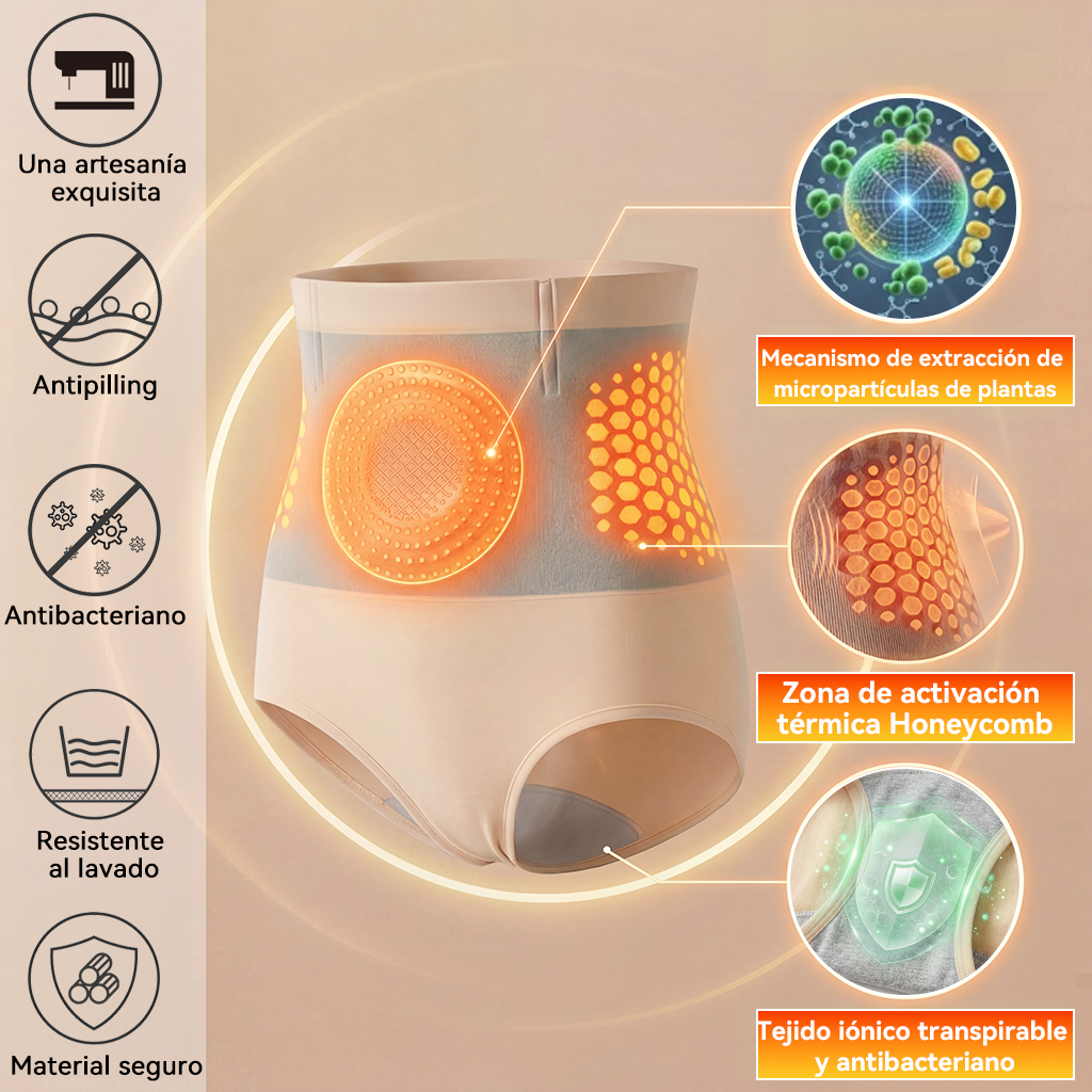 🙆‍♀️🙆‍♀️ GFOUK® 2026 Versión Mejorada Plus | 🥰 Shorts Quemagrasas 4 en 1 con Moringa, Berberina y Micro-Partículas Esculpidoras