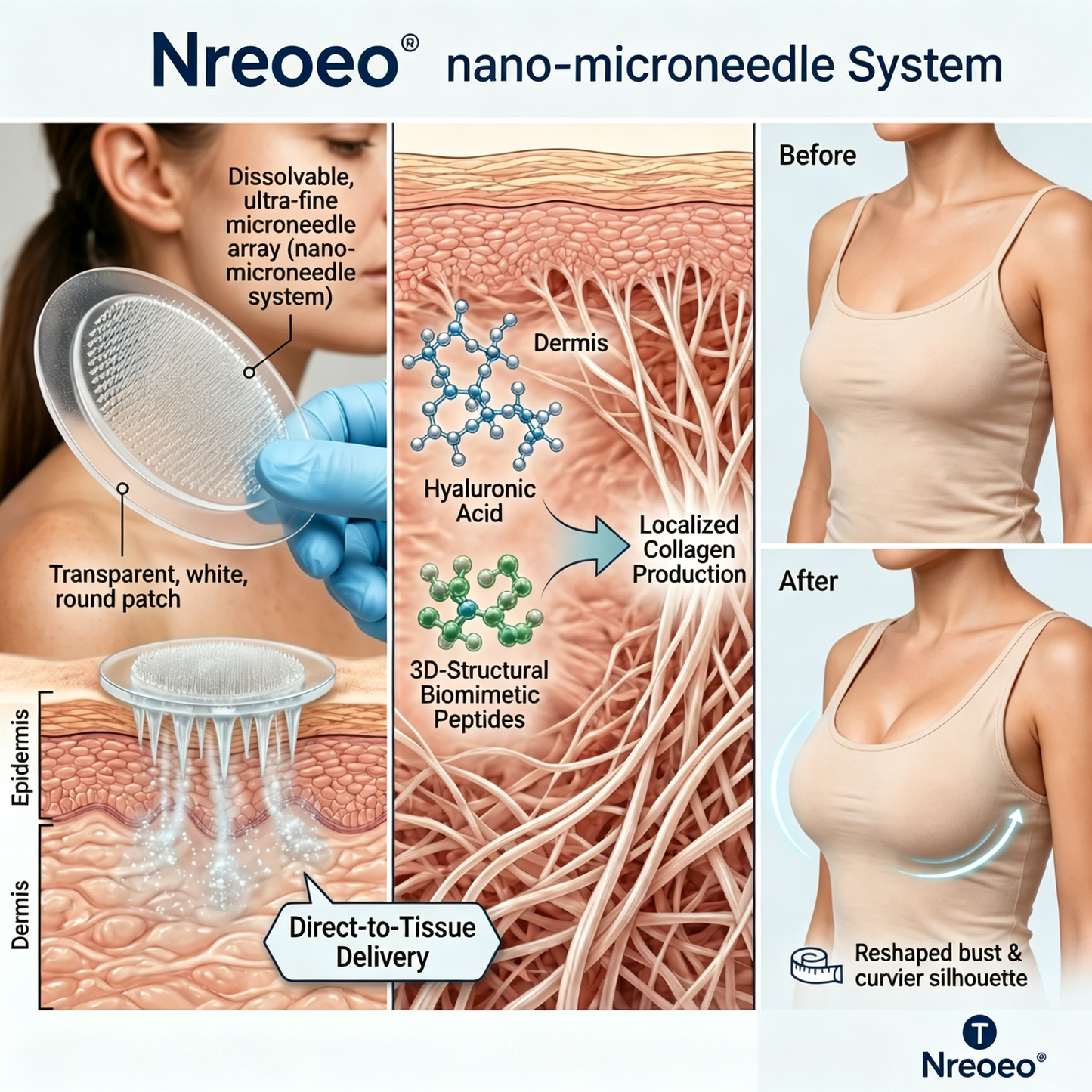 💧💥Nreoeo® 👩‍⚕️ Targeted Breast Enhancement Advanced Nano Microneedle Patch💃