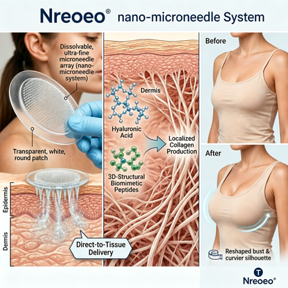 💧💥Nreoeo® 👩‍⚕️ Targeted Breast Enhancement Advanced Nano Microneedle Patch💃