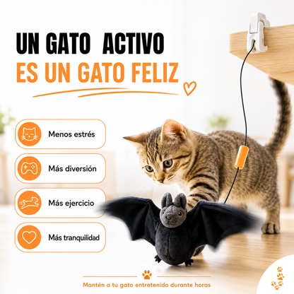 Murciélago Volador Interactivo para Gatos