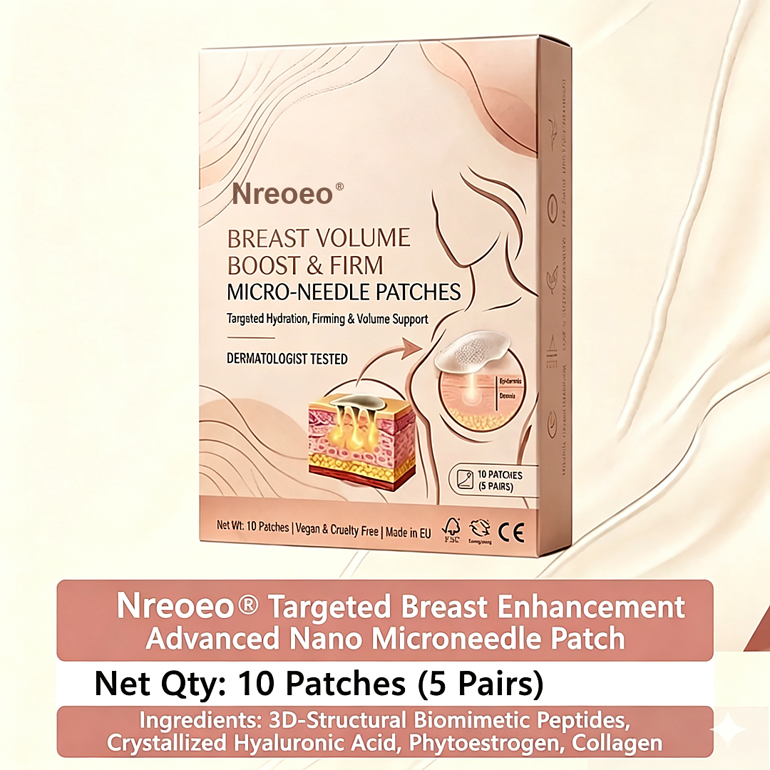💧💥Nreoeo® 👩‍⚕️ Targeted Breast Enhancement Advanced Nano Microneedle Patch💃