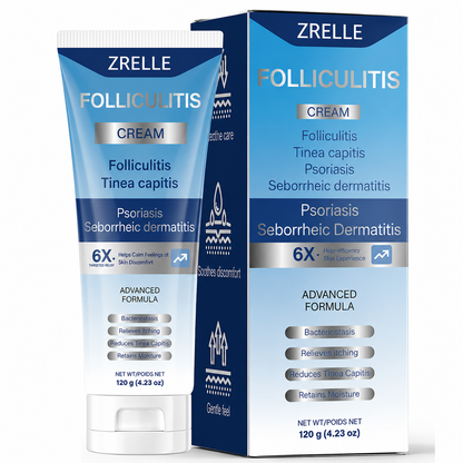 Folliculitis Cream | Soothes & Helps Clear Bumps on Scalp, Face, Body & Butt | for Ingrown Hairs, Razor Bumps & Acne | 120g (01)